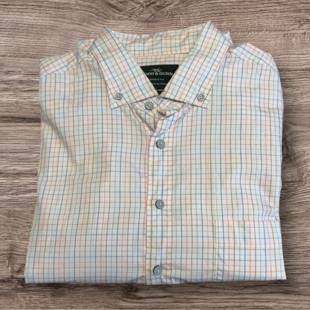 EUC Rodd & Gunn Men's Gunn Oxford Sports Fit Shirt SZ L